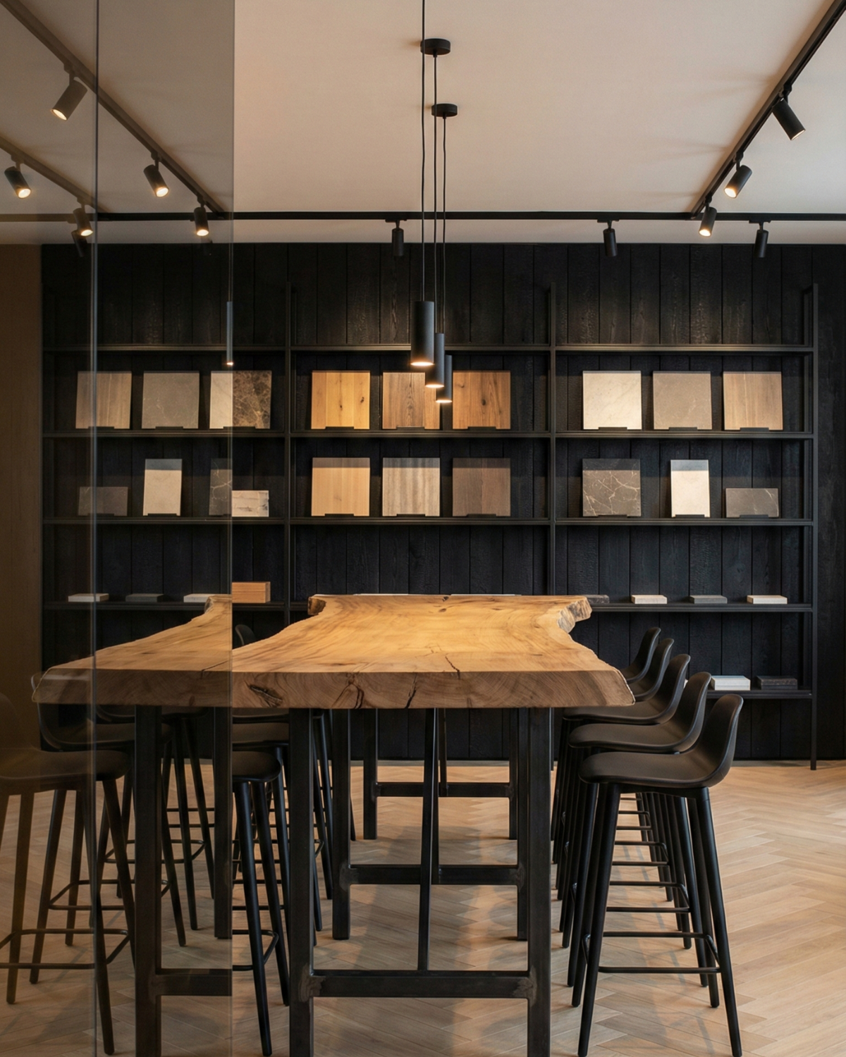 Volumes courbes et matières naturelles